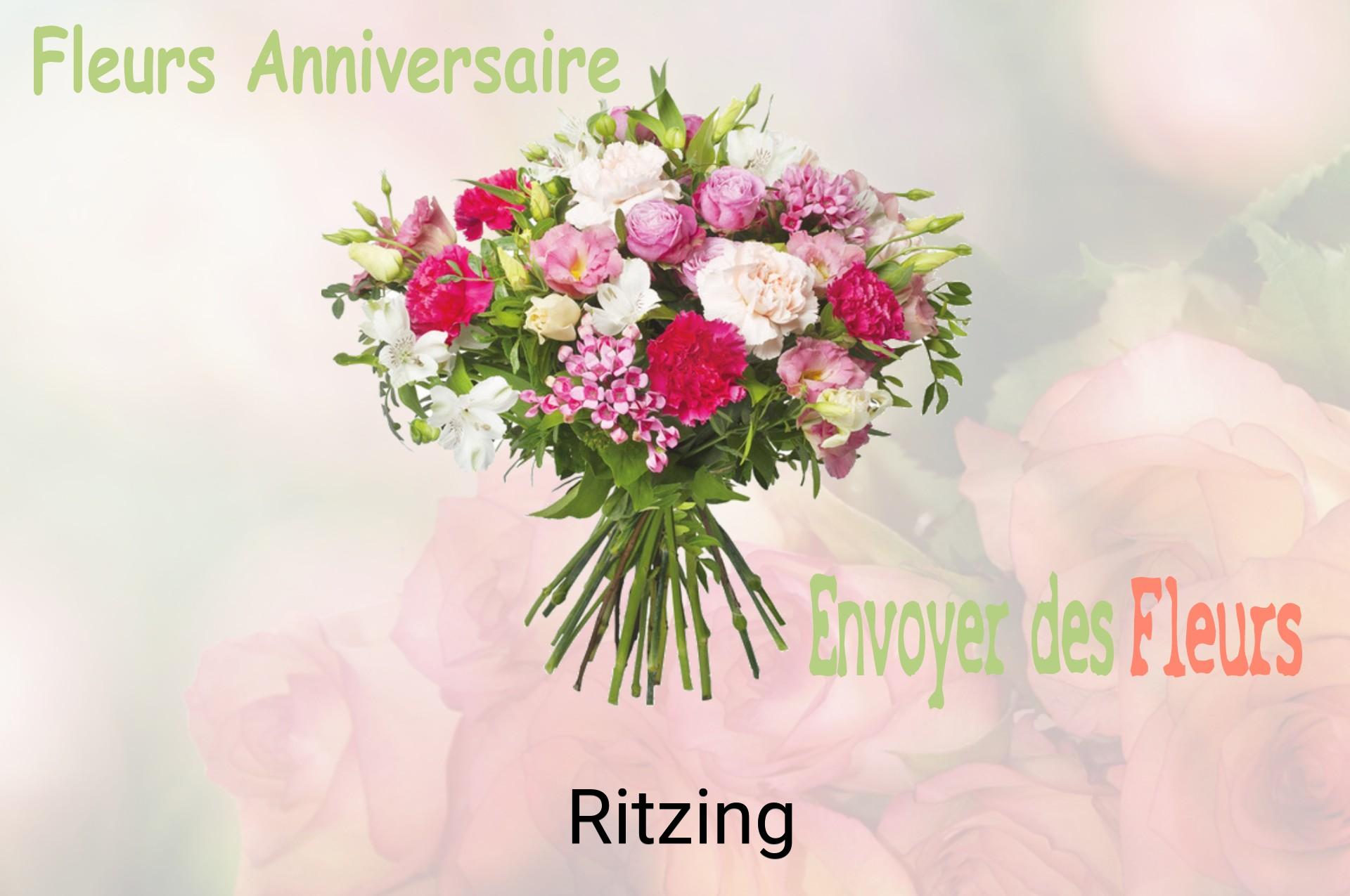 Bouquet de fleurs d’anniversaire livré à Ritzing